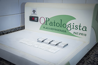 Laboratório de Técnicas Histopatológicas e Embriológicas: possibilita que os acadêmicos identifiquem a constituição histológica, embriológica e patológica de órgãos e sistemas e os aspectos envolvidos nas estruturas e características celulares 