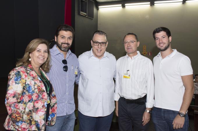 Fátima Cristina, Brunno Lima, Dill Casella, José Eduardo Creste e Guilherme Carapeba