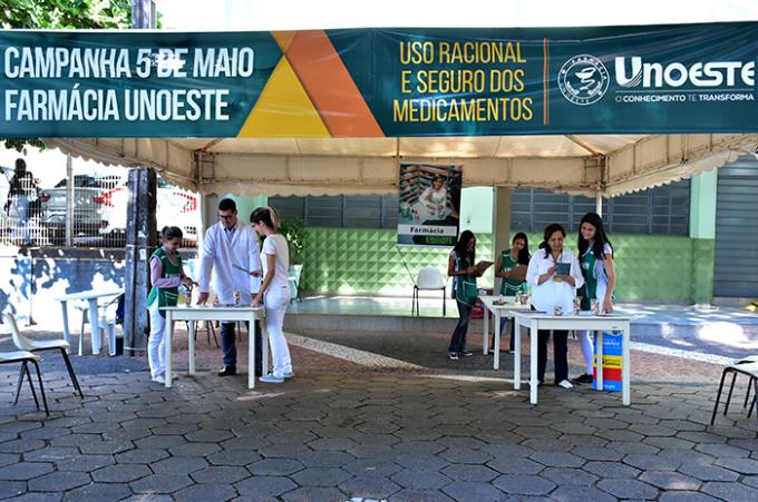 Nesta sexta-feira a ação ocorre no calçadão do campus I; no sábado (6) será na Praça 9 de Julho