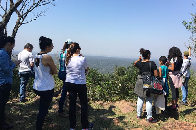 Simpósio realiza atividade de campo no Parque Morro do Diabo