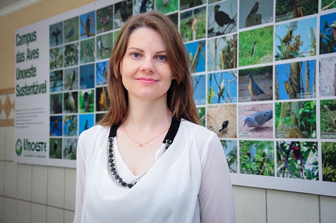 Liliane Mertz Henning, da Embrapa Soja, destacou como a biotecnologia pode ajudar na sustentabilidade da agricultura