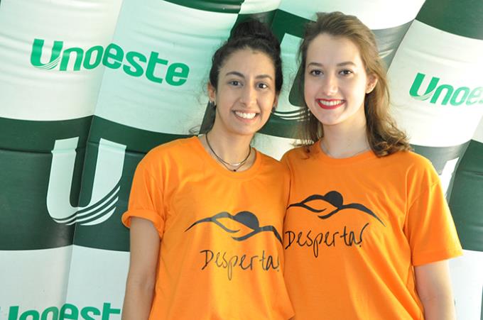 Luana Souza e Francyne Loiola: agradecimentos à Unoeste e elogios à estrutura