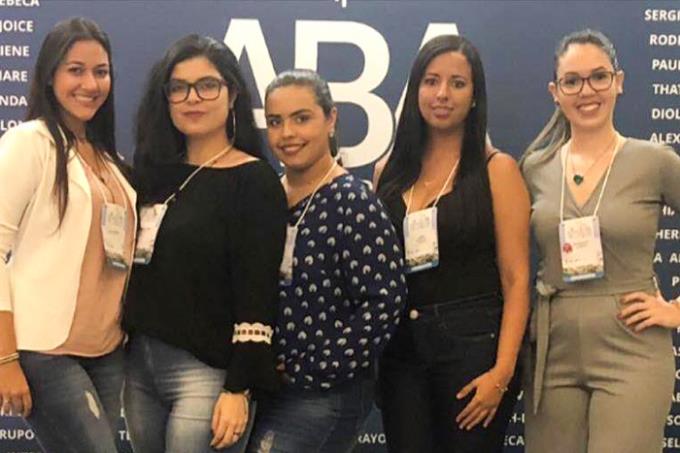 Alunas e egressas que representaram o curso de Fonoaudiologia da Unoeste