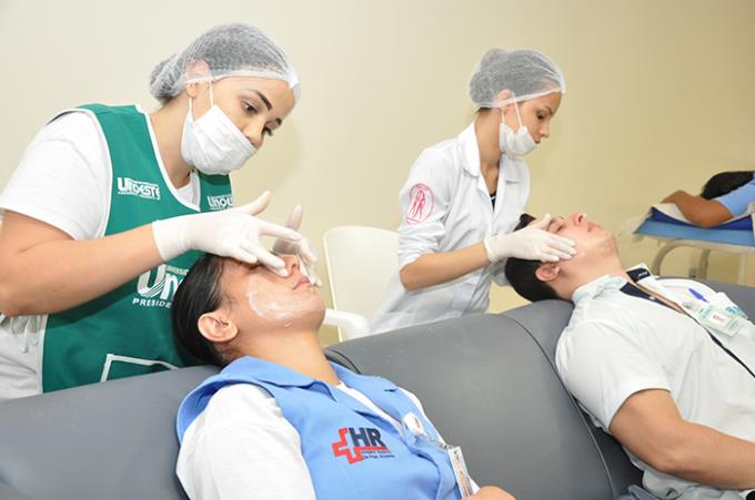 Serviços de estética são prestados para funcionários do HR