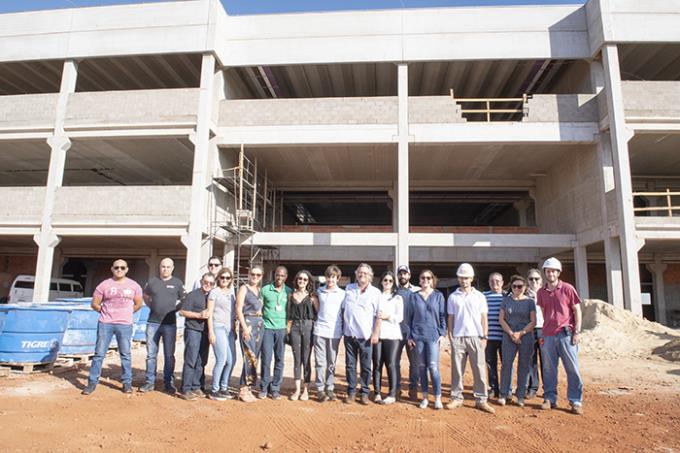 Visita às futuras instalações do novo campus da Unoeste em Jaú