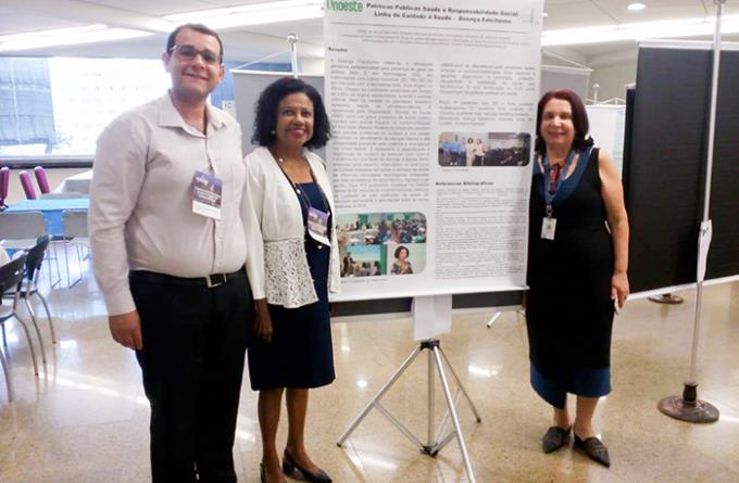 Adriano (HRPP/Unoeste), Dra. Édima Souza Mattos e Ligia Soares (SES/SP)