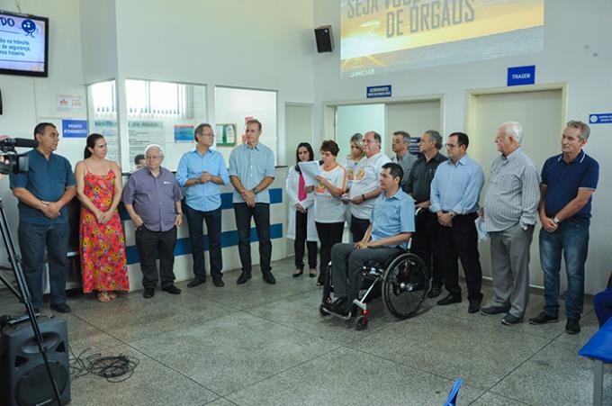 Realização do lançamento da Campanha de Doação de Órgãos e Tecidos, no “Cohabão”