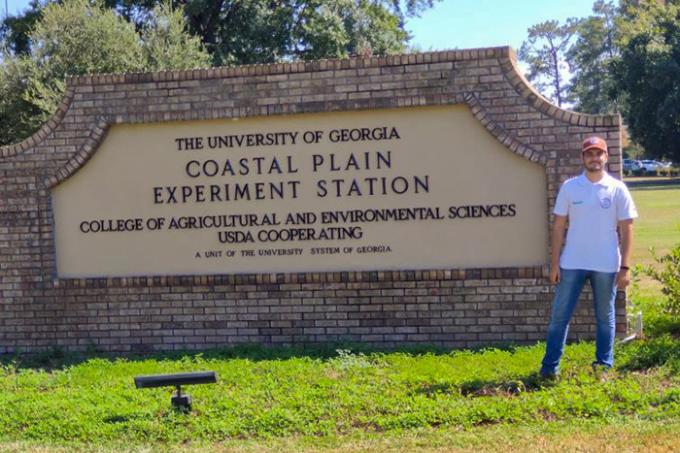 Estudante de Agronomia faz estágio em universidade dos EUA