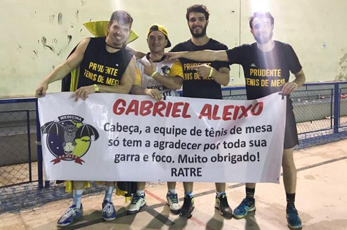 Durante a graduação, Gabriel participou ativamente de competições esportivas pelo curso