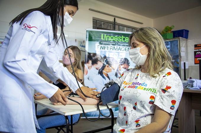 Extensão Unoeste: Programa Mutirão pela Vida realizado em Presidente Prudente 