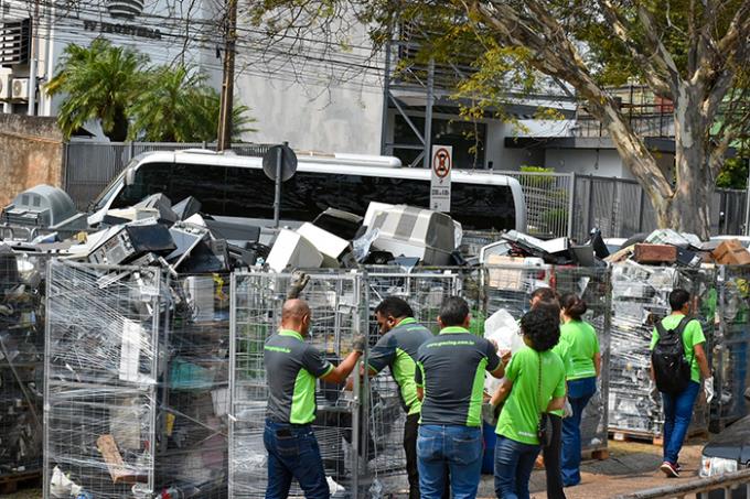 Mutirão do Lixo Eletrônico arrecada cerca de 34 toneladas