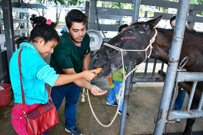 Alunos da Apae de Pirapozinho se encantam com o campus 2 