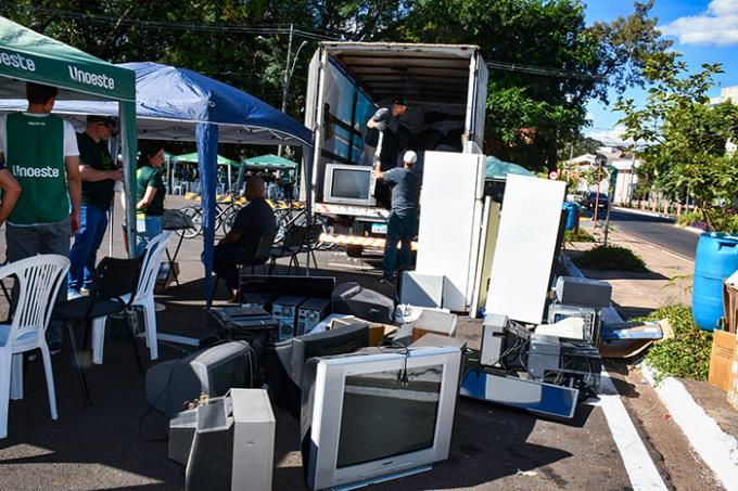 EcoSaúde em Jaú arrecada 2,2 toneladas de lixo eletrônico