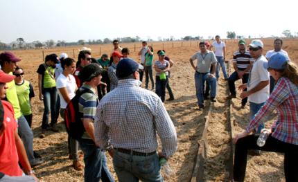 Estudantes aprimoram conhecimentos na Fazenda Experimental