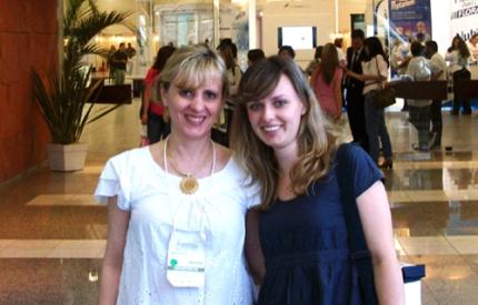 Professora e aluna de Nutrição estiveram em evento latino