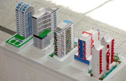 Beleza e sustentabilidade estão em maquetes da Arquitetura