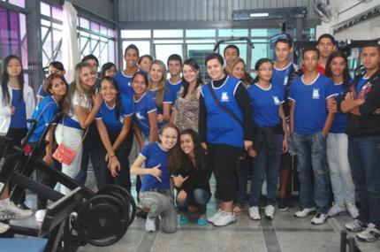 Estudantes conhecem parte da estrutura esportiva do campus I