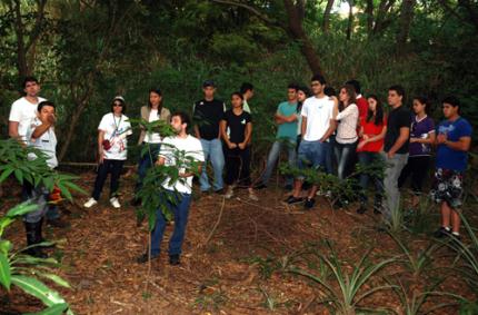 Alunos de Ambiental visitam APPs para complementar ensino