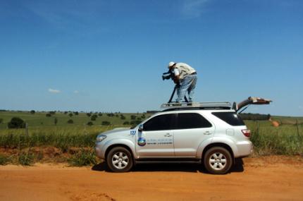 Globo Rural grava matéria em local de pesquisas da Unoeste