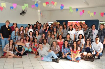 Estágio supervisionado da Enfermagem é concluído com arraial