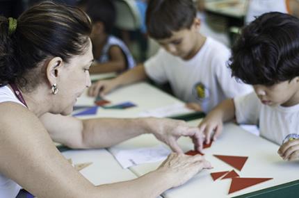 Oficinas proporcionam bem-estar no ensino público