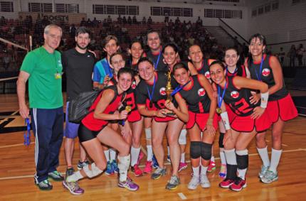 Educação Física é campeã no vôlei masculino e feminino