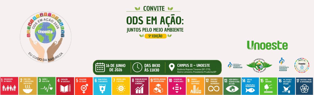 ODS em Ação: Juntos Pelo Meio Ambiente - 5ª Edição