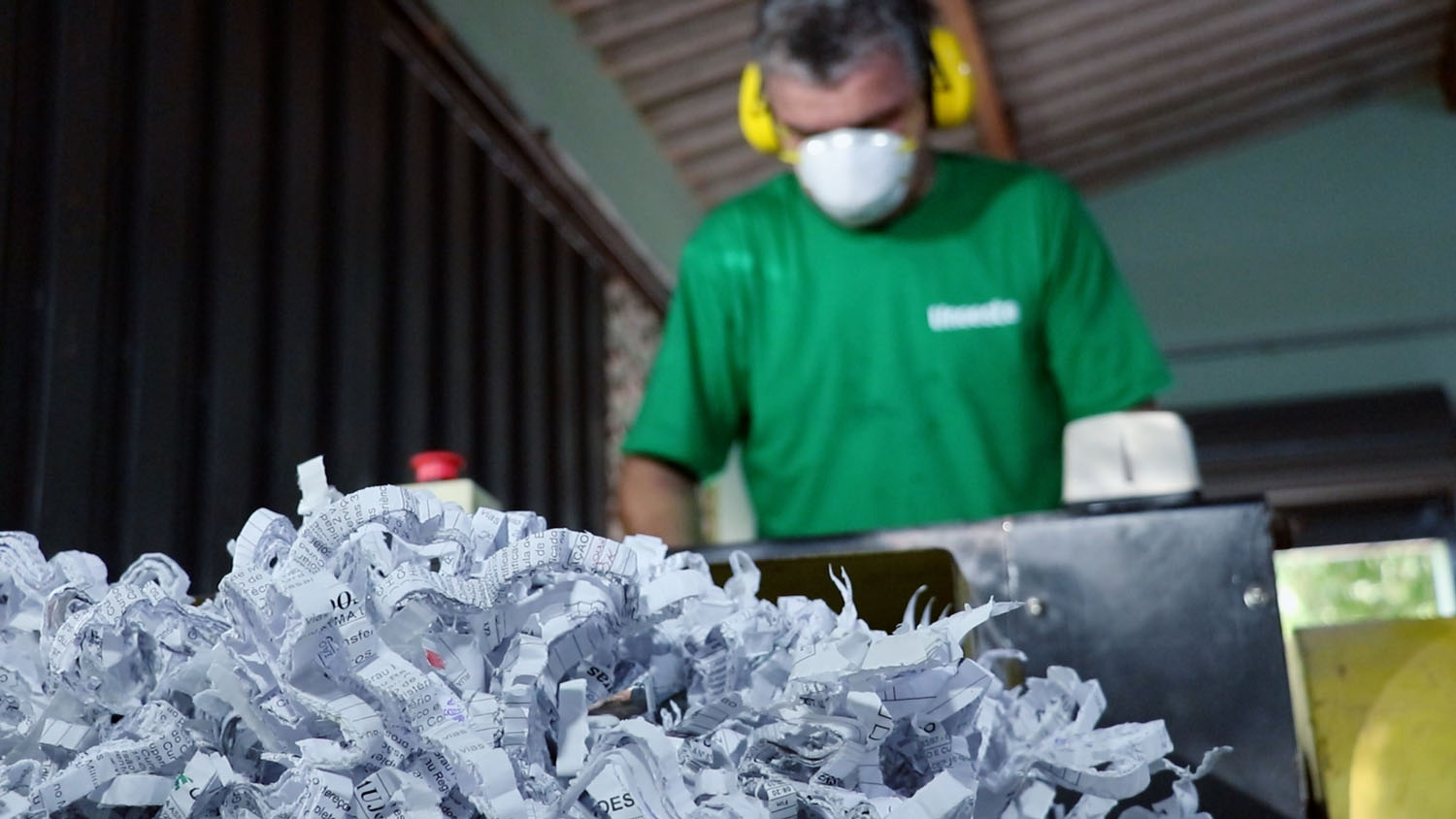 Em 2021, 16 toneladas de materiais foram encaminhados para reciclagem