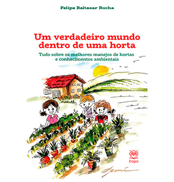 Capa do e-book: Um verdadeiro mundo dentro de uma horta