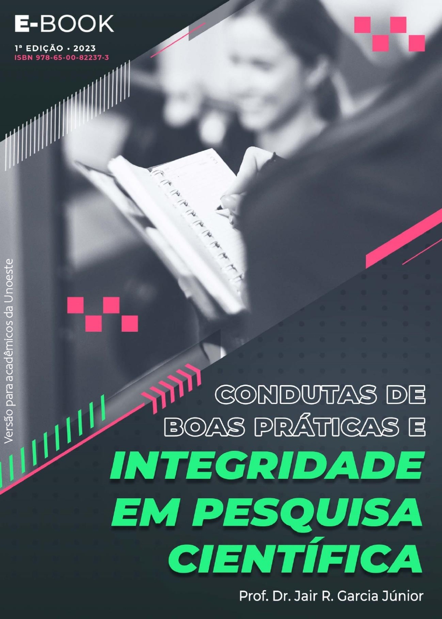 Capa do e-book: Condutas de Boas Práticas e Integridade em Pesquisa Científica