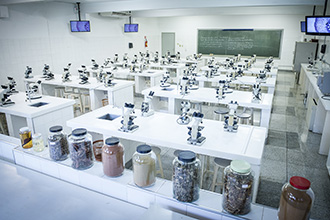 O Laboratório de Botânica direciona os estudos da fisiologia, morfologia, ecologia, evolução, anatomia, classificação, doenças, distribuição, dentre outros aspectos das plantas