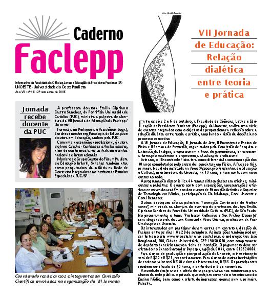 Caderno Faclepp nº 18