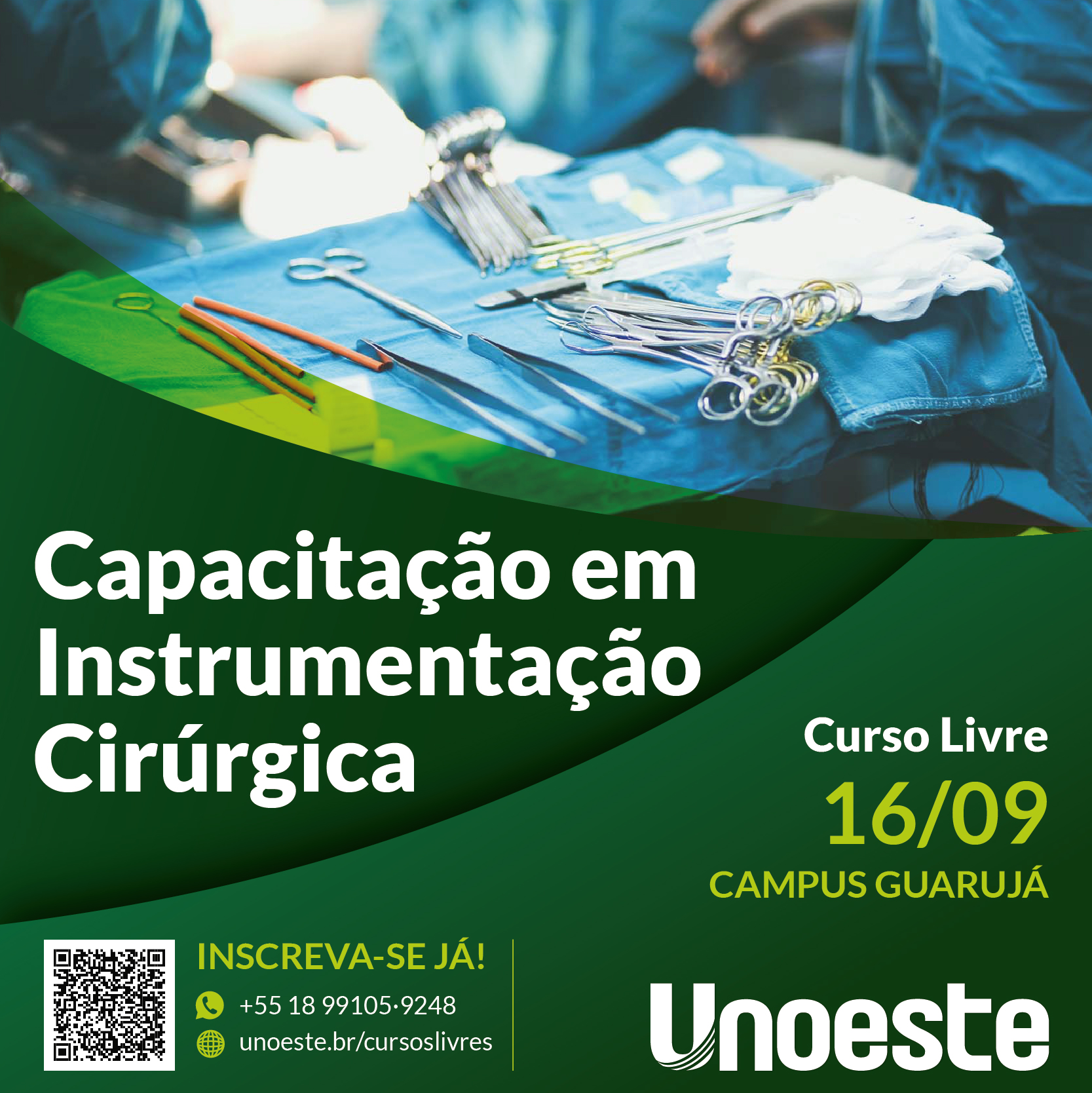 Capacitação em  Instrumentação Cirúrgica - 1ª turma (GUARUJÁ) (( TURMA CONFIRMADA))                                                                                                                                                                            