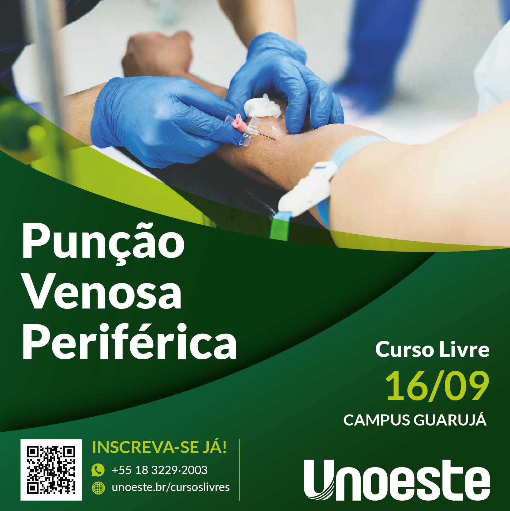 Punção Venosa Periférica - Guarujá - 2ª Turma                                                                                                                                                                                                                  