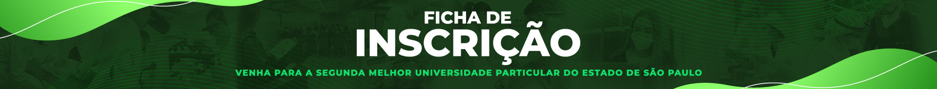 Ficha de Inscrição - Vestibular Unoeste
