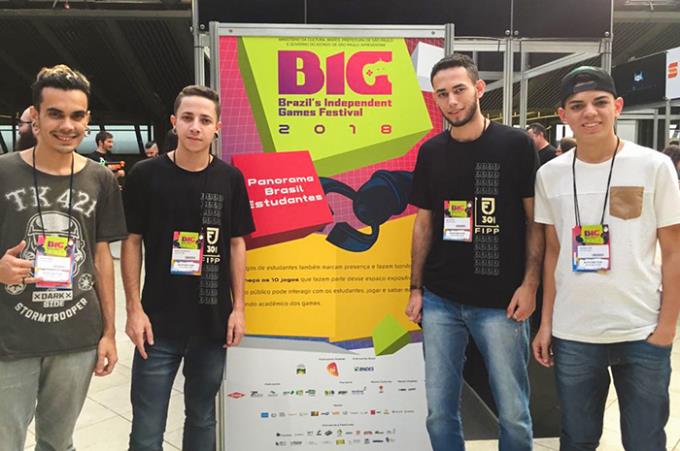 Alunos da Fipp expõem game em maior festival do continente