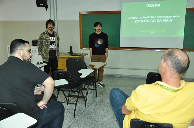 Apresentação do relato de estágio