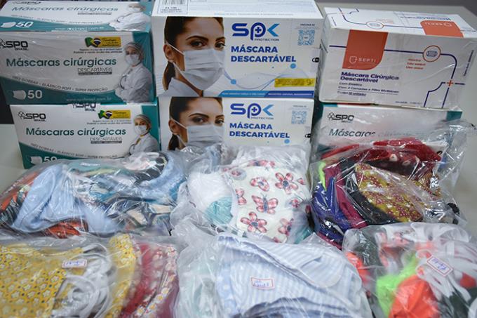 Projeto doa mais de 1,7 mil máscaras ao Lar Santa Filomena