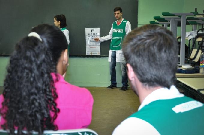 Setembro marca a retomada do projeto Saúde Visual do Escolar