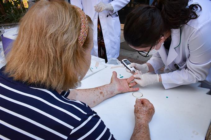 Aplicação de teste de glicemia como serviço de prevenção à saúde