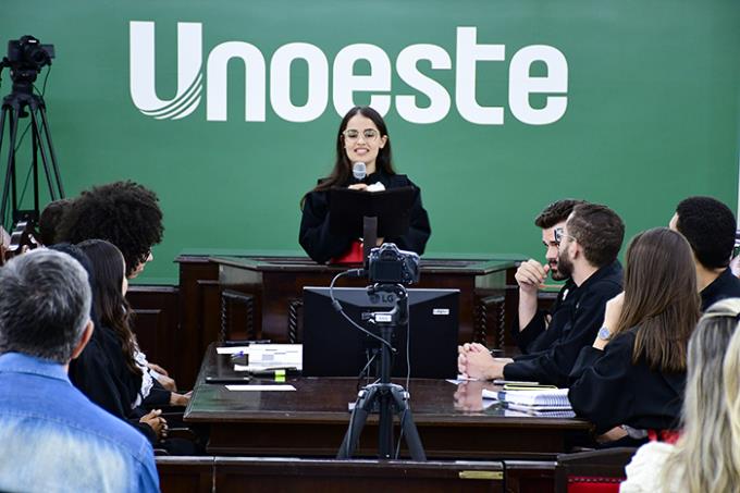 Milena exerceu o papel de defesa na primeira etapa da atividade
