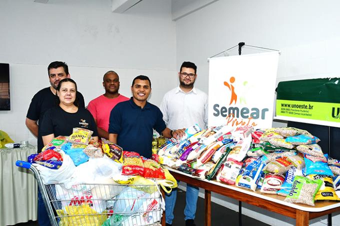 Projeto atinge 1 tonelada de alimentos arrecadados e doados