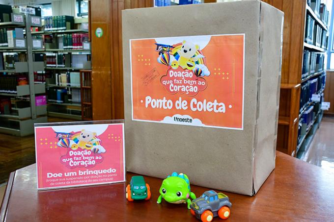 Campanha Biblioteca Solidária estimula doação de brinquedos