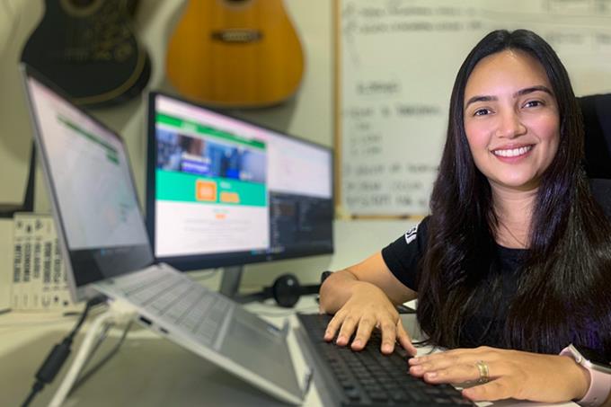 Ana Lígia afirma que a qualidade do curso e da universidade foram motivos da escolha