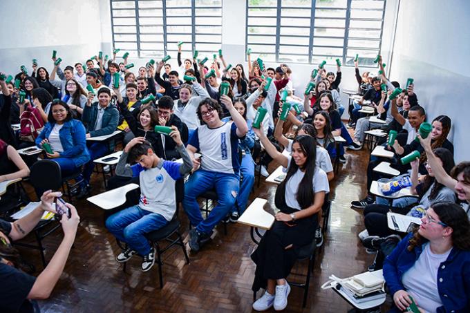 Alunos gremistas de 40 escolas participaram da atividade