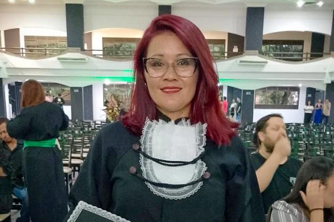 Luciana Nozawa se formou como técnica em enfermagem e já conseguiu uma oportunidade de trabalho