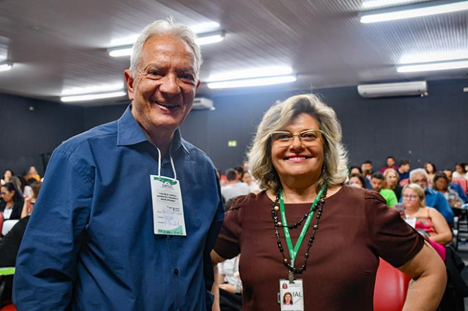Dr. Luiz Euribel e Dra. Lourdes Zampieri: organizadores do prestigiado simpósio