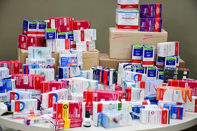 Medicamentos de vários tipos foram destinados para Farmácia Comunitária