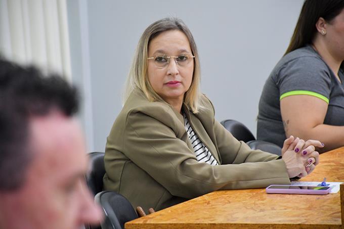 Analista de RH Sênior do Seletiva Resíduos Industriais, Elaine Cristina Panizza Silva, acompanhou apresentação