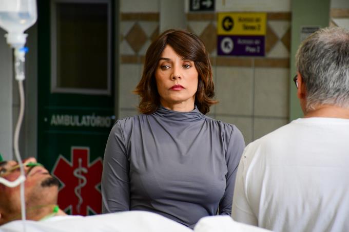 Mônica Carvalho em gravação do filme Deixe-me Viver na Unoeste